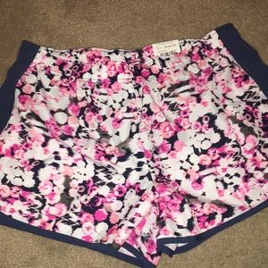 XERSION Floral Pattern Athletic Shorts